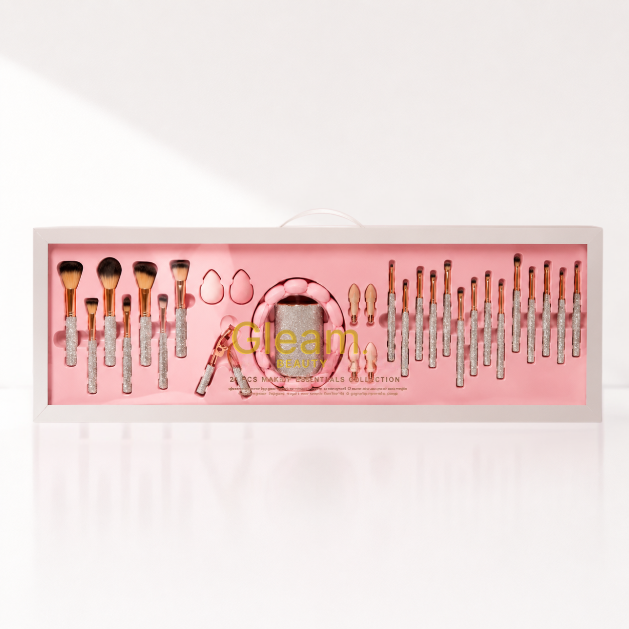Box Makeup "Rose Argent" 31 pièces 1